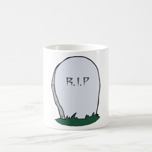RIP Gravestone Cemetery Coffee Mug