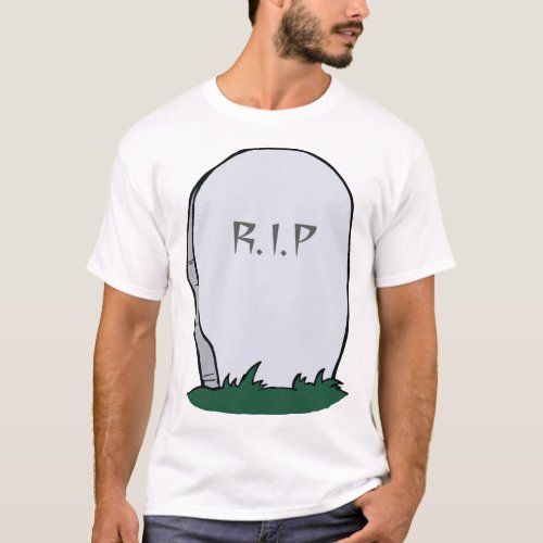 RIP Gravestone Cemetery T_Shirt