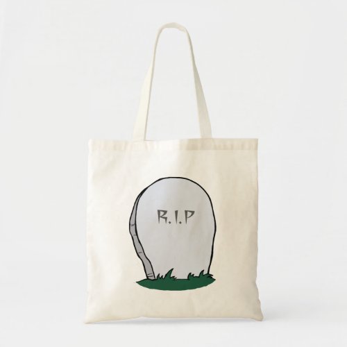 RIP Gravestone Cemetery Tote Bag