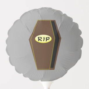 RIP Halloween Coffin of Doom Balloon