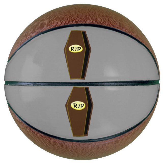 RIP Halloween Coffin of Doom Basketballs (Front)
