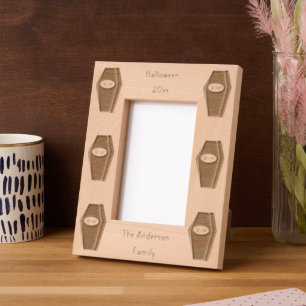 RIP Halloween Coffin of Doom Custom Engraved Frames