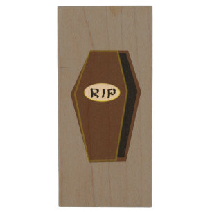 RIP Halloween Coffin of Doom Custom USB Drive