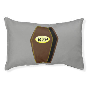 RIP Halloween Coffin of Doom Dog Bed