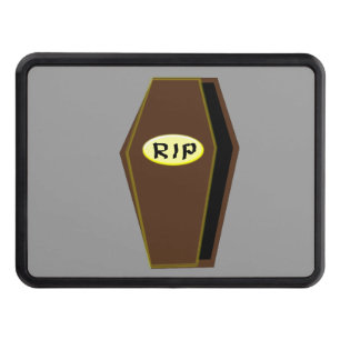 RIP Halloween Coffin of Doom Hitch Cover