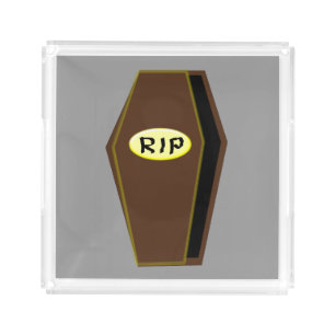 RIP Halloween Coffin of Doom Perfume Tray