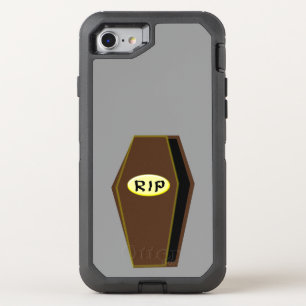 RIP Halloween Coffin of Doom Phone OtterBox Defender iPhone SE/8/7 Case
