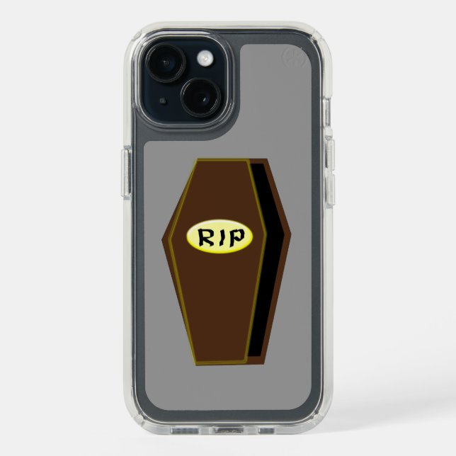 RIP Halloween Coffin of Doom Speck iPhone Case (Front (Black))
