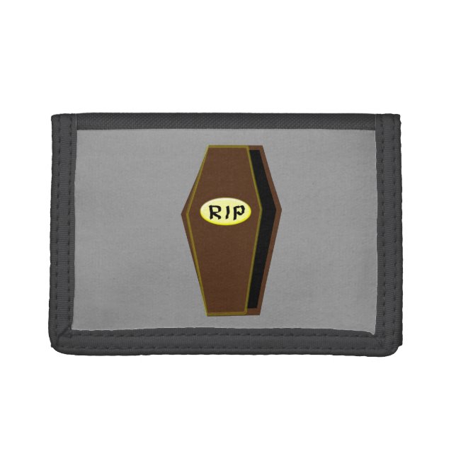 RIP Halloween Coffin of Doom Wallet (Front)