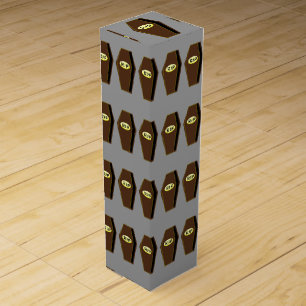 RIP Halloween Coffin of Doom Wine Gift Box