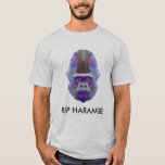 Rip Harambe T-shirt at Zazzle