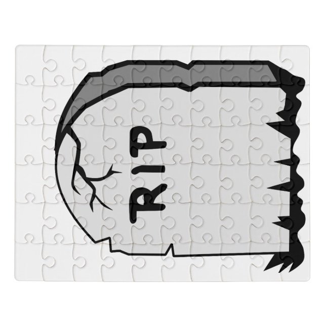 Rip Head stone Jigsaw Puzzle (Puzzle Horizontal)