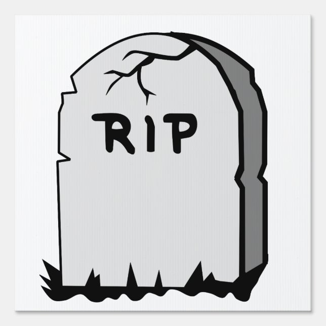 Rip Head stone Sign (Front)