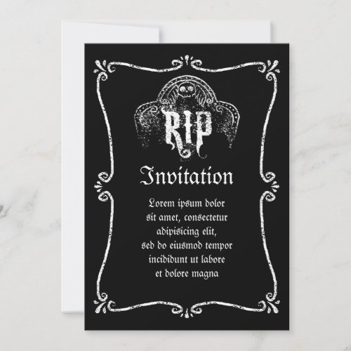 RIP INVITATION