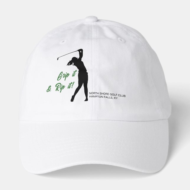 Rip It! Golf Hat for Women Golfers (Front)
