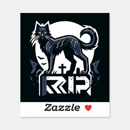 RIP Kitty sticker