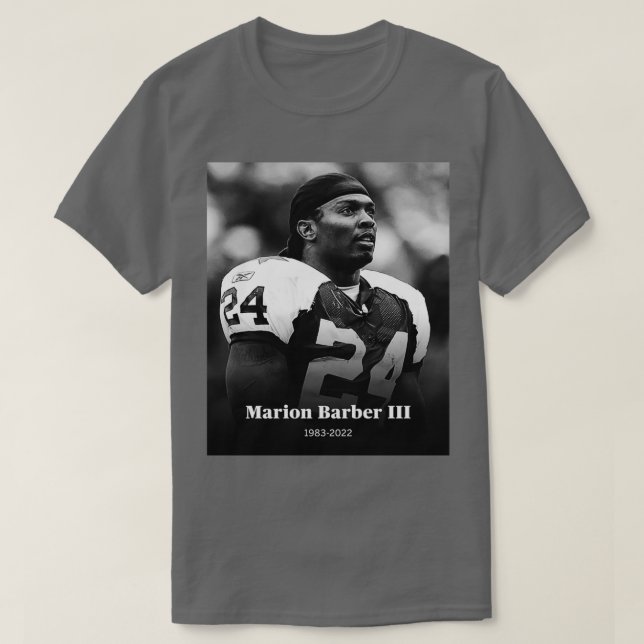 Rip Marion Barber 2 T-Shirt (Design Front)