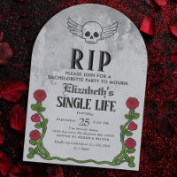 Rip Single Life Gothic Bachelorette Party