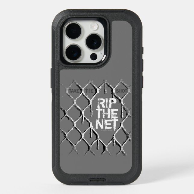 Rip The Hockey Net iPhone 15 Pro Case (Back)