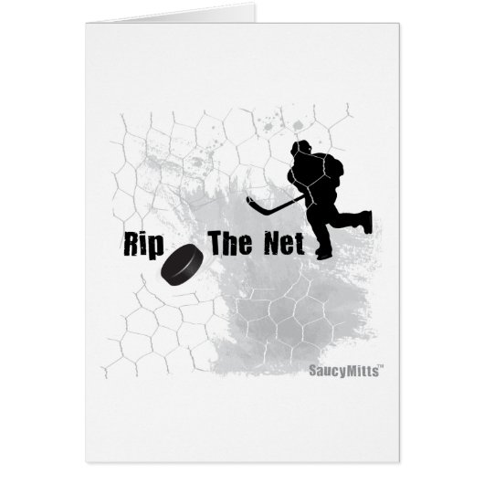 Rip the Net Hockey Cards (Front)