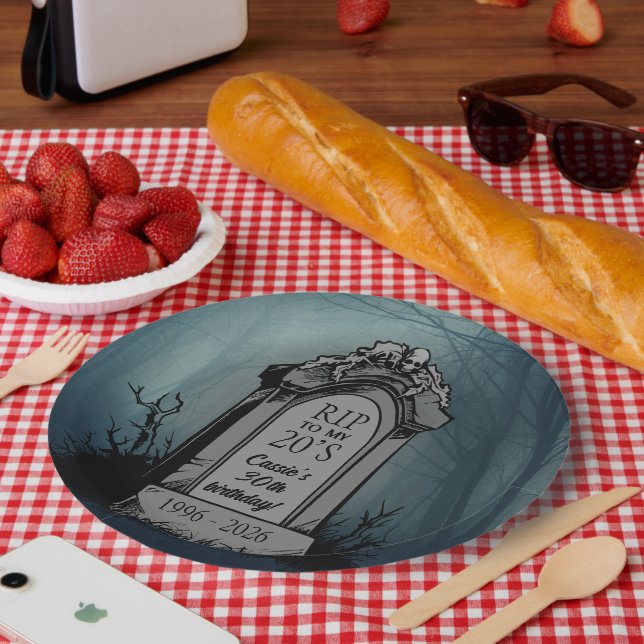 RIP to My 20s Birthday Party Paper Plates (Picnic)