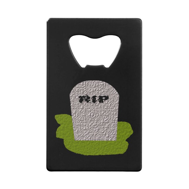 RIP Tombstone Bottle Opener (Front)