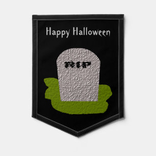 RIP Tombstone Custom Pennant