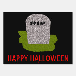 RIP Tombstone Custom Sign