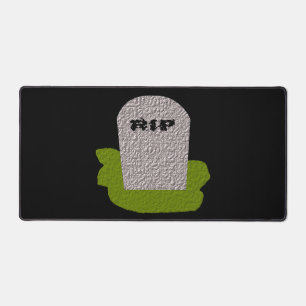 RIP Tombstone Desk Mat