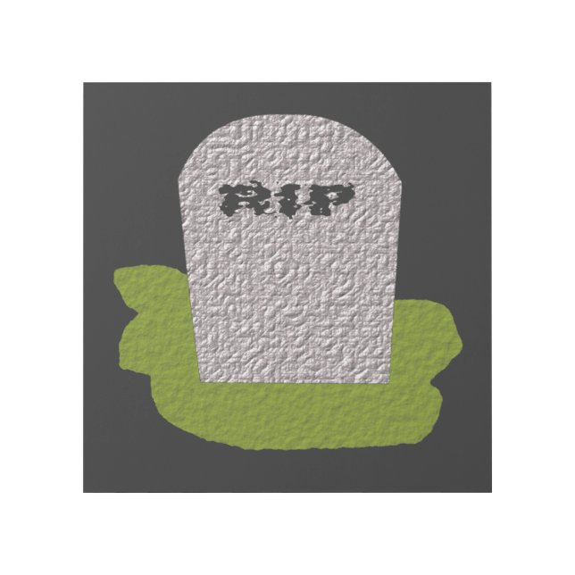 RIP Tombstone Gallery Wrap (Front)