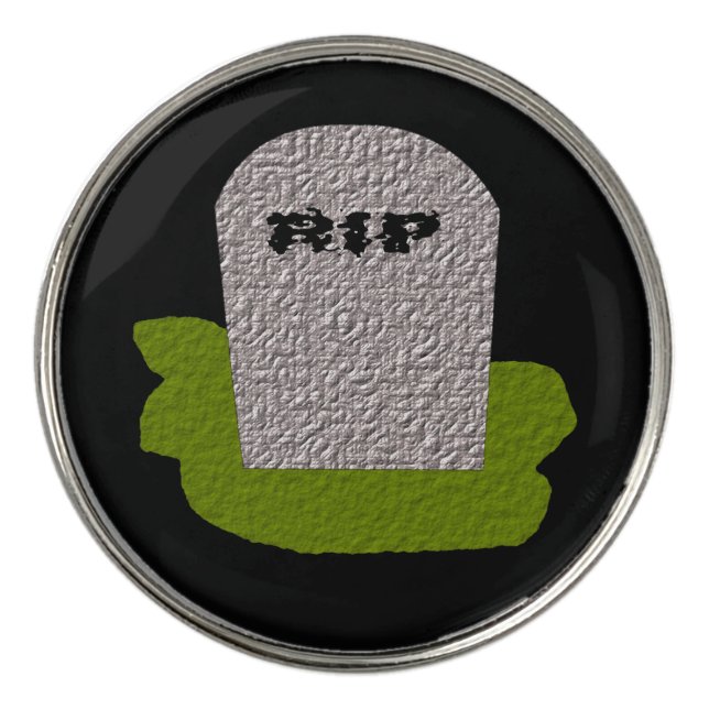 RIP Tombstone Golf Ball Markers (Front)