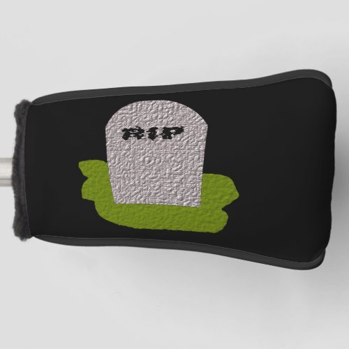 RIP Tombstone Golf Putter Cover