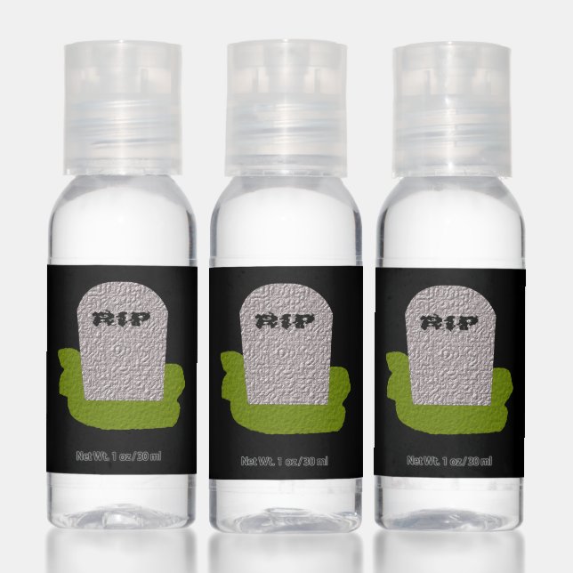 RIP Tombstone Halloween Hand Sanitizer (Set)