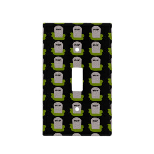 RIP Tombstone Light Switch Cover