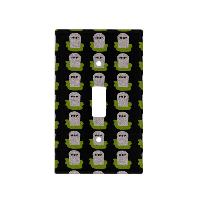 RIP Tombstone Light Switch Cover (Front)