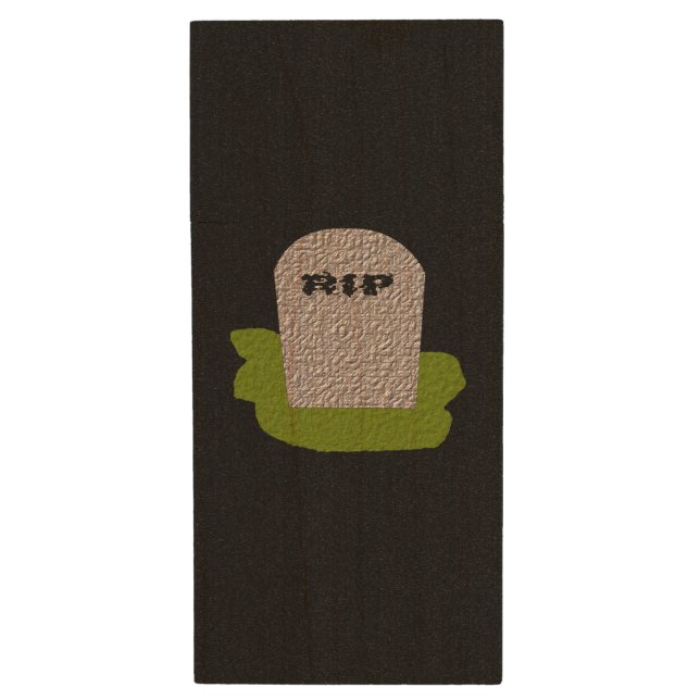 RIP Tombstone Personalized USB Drive (Front Vertical)
