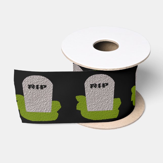 RIP Tombstone Ribbon (Spool)