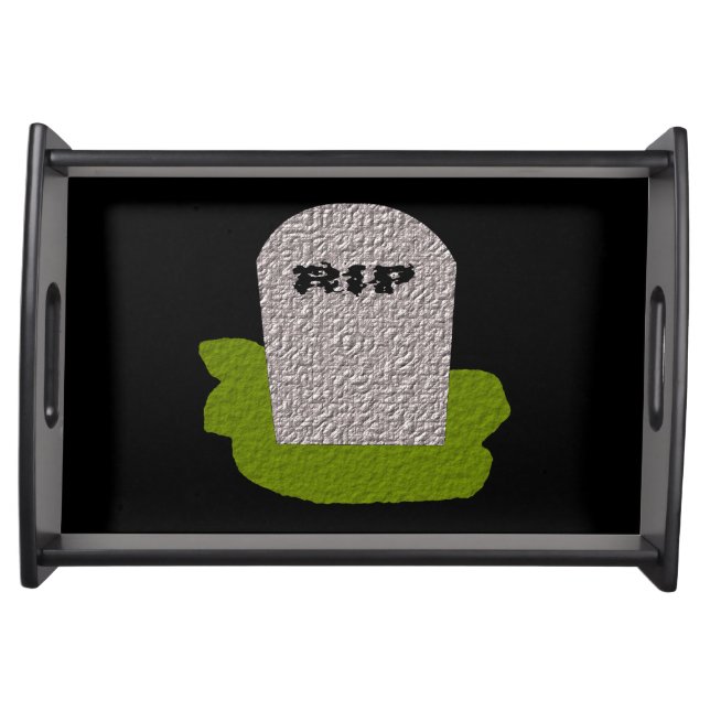 RIP Tombstone Serving Tray (Front)