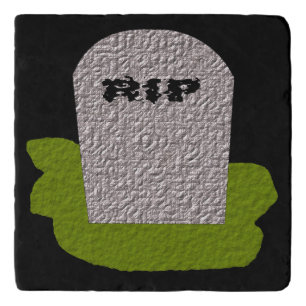RIP Tombstone Stone Trivet