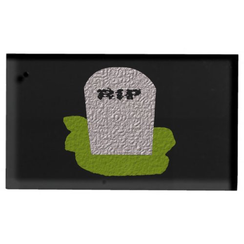 RIP Tombstone Table Card Holder