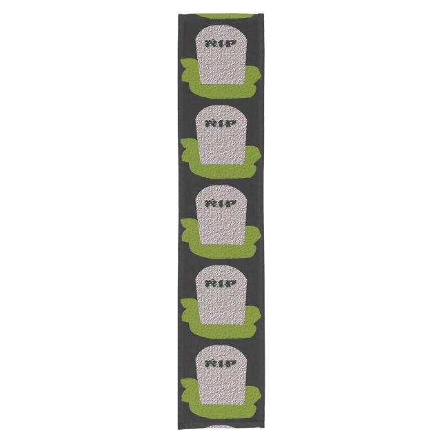 RIP Tombstone Table Runner (Front)