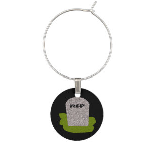 RIP Tomnbstone Wine Charm