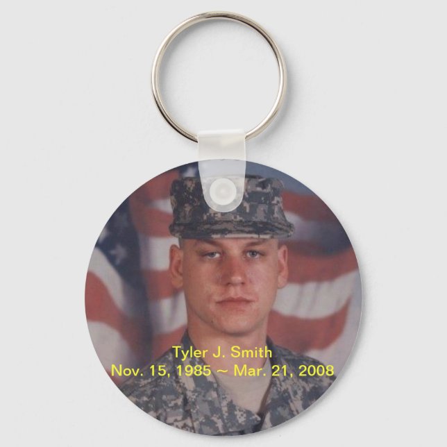 RIP Tyler J. Smith Keychain (Front)
