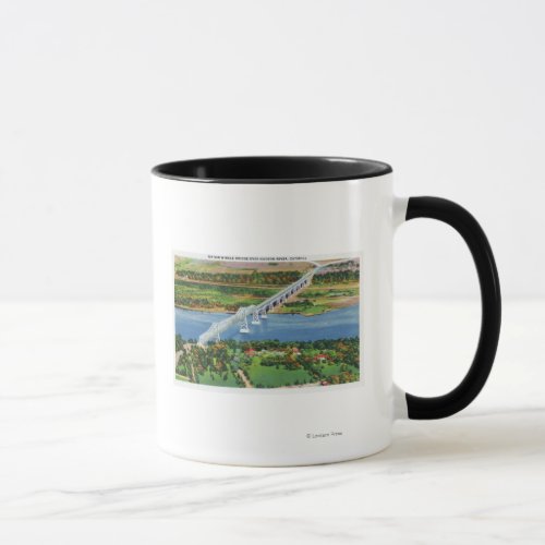 Rip Van Winkle Bridge over Hudson River Mug