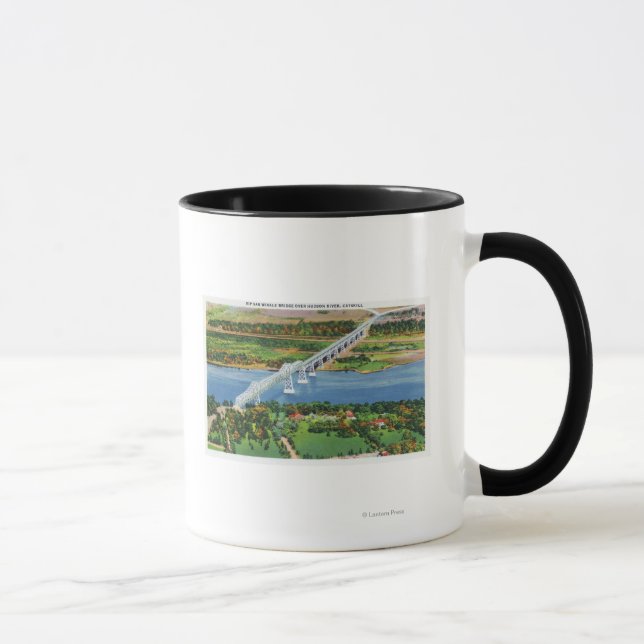 Rip Van Winkle Bridge over Hudson River Mug (Right)