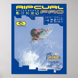 Ripcurl Pro surf competition surf wall art poster