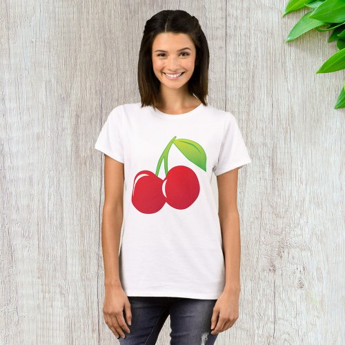 Ripe Bright Red Cherries T_Shirt