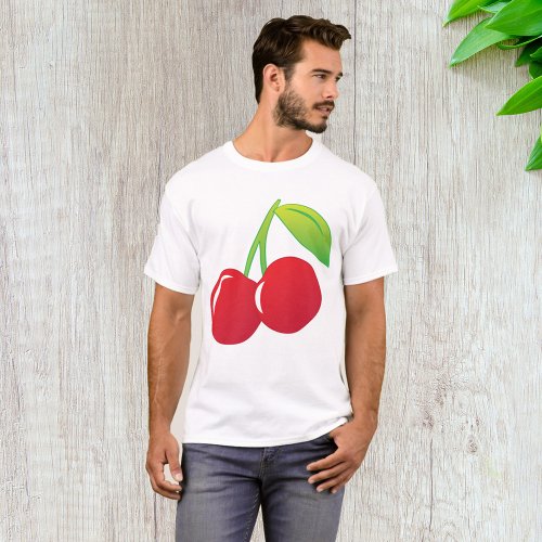 Ripe Bright Red Cherries T_Shirt