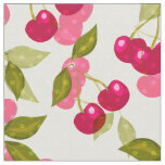 Ripe cherry  fabric