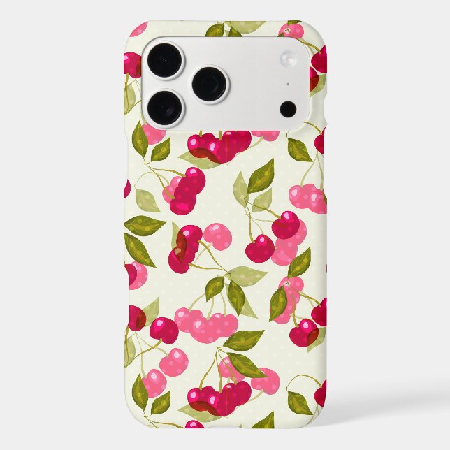Ripe cherry  iphone case (Back)